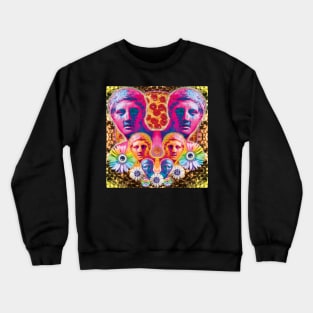 dude WHAT goopy pizzario bliss Crewneck Sweatshirt